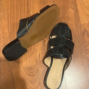 Madewell Black Mules Sleek Comfortable Versatile